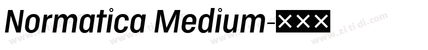 Normatica Medium字体转换 Normatica Medium字体转换
